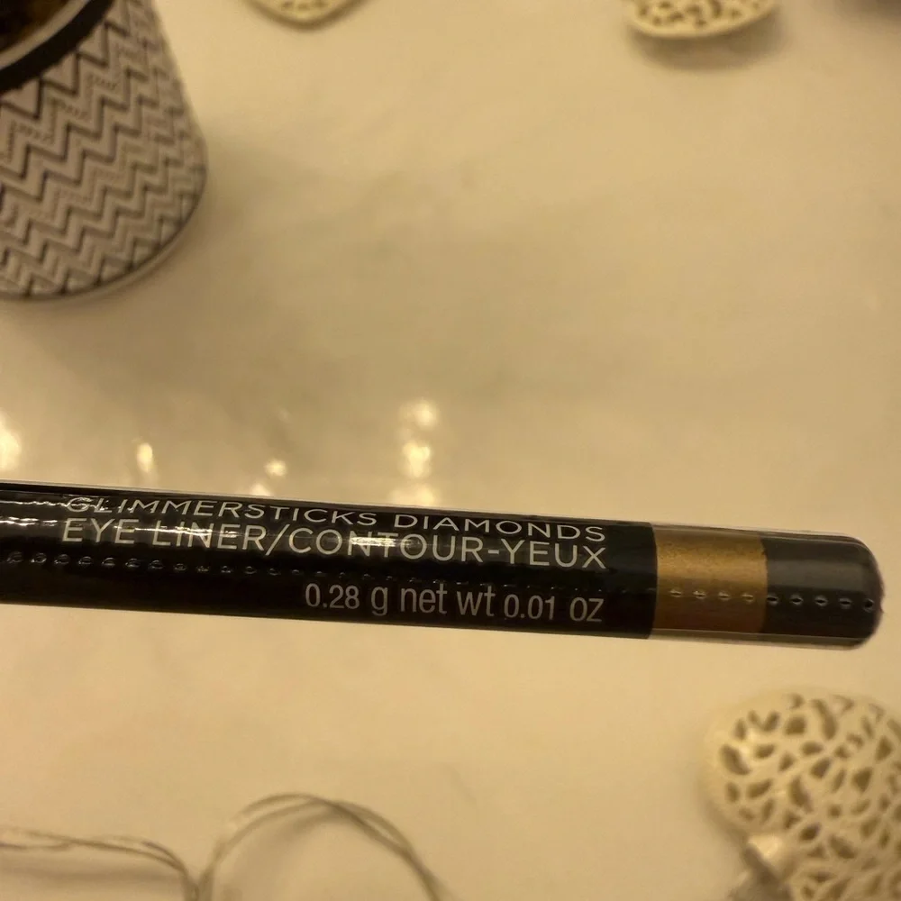 Avon Gold Eyeliner Glimmerstick True Color Metallic Eye Pencil New Sealed‎